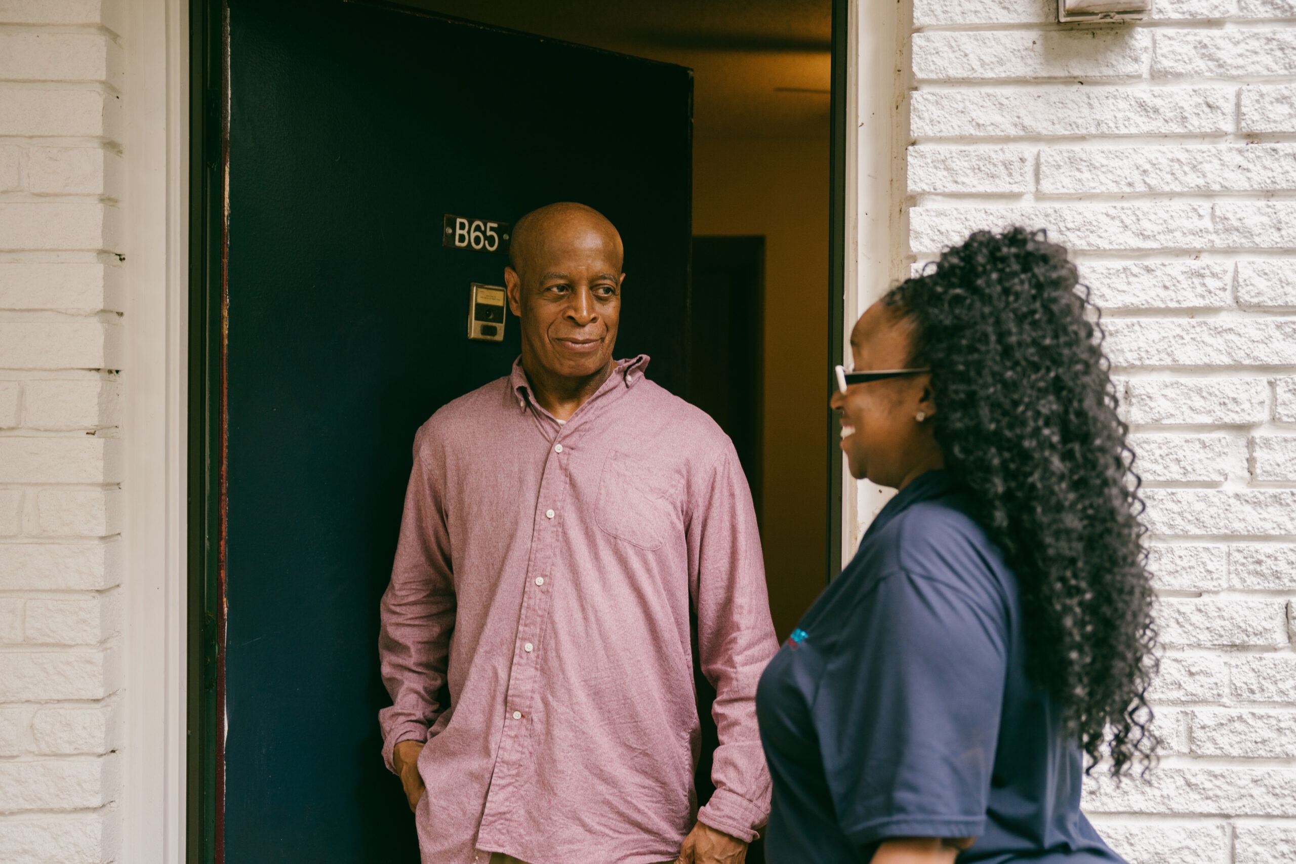Mr. Morris, a veteran of the military, moved into Centra Villa in 2022 and settled in with the help of Tonya Farley, Assistant Property Manager.